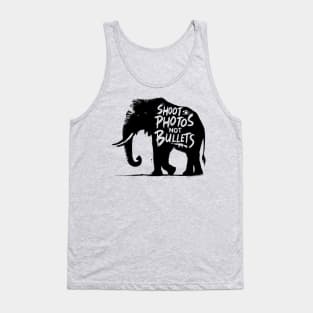 Shoot photos not bullets - Elephant Tank Top